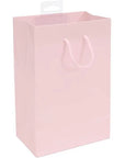 Glossy Candy Bags with Handles - Pink: 12-Piece Pack