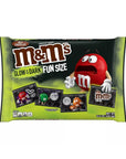 Glow in the Dark Halloween M&M's Candy Fun Size Packs: 15-Ounce Bag