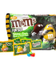 Glow in the Dark Halloween Peanut M&M's Candy Fun Size Packs: 15-Ounce Bag