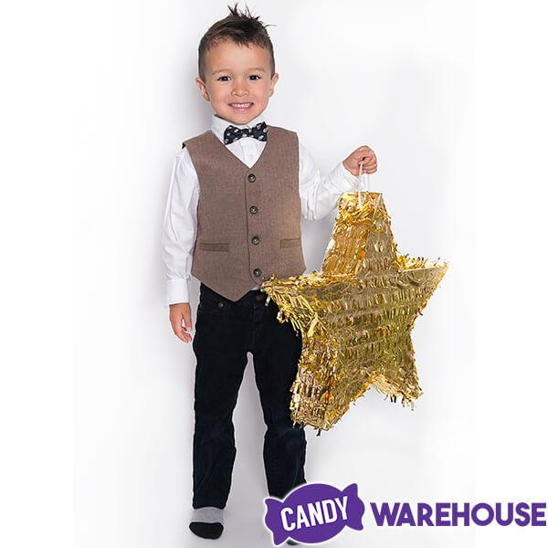 Gold Foil Star Pinata - Candy Warehouse