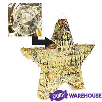 Gold Foil Star Pinata - Candy Warehouse