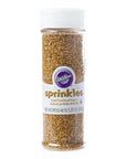 Gold Pearlized Sugar Crystals: 5.25-Ounce Dispenser