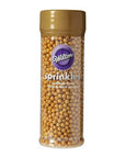 Gold Sugar Pearls Sprinkles: 4.8-Ounce Bottle