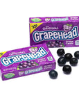 Grapehead Candy Mini Packs: 24-Piece Box