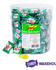 Green Apple Zotz Sour Fizz Candy: 300-Piece Tub