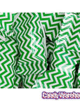 Green Chevron Stripe Wrapped Butter Mint Creams: 300-Piece Case