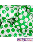 Green Polka Dots Wrapped Butter Mint Creams: 300-Piece Case