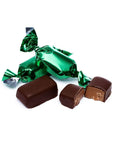 Green Wrapped Mint Dark Chocolate Meltaways: 1LB Bag