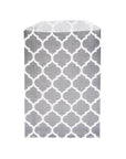 Grey Casablanca Pattern Candy Bags: 25-Piece Pack