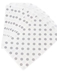 Grey Polka Dot Candy Bags: 25-Piece Pack