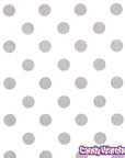Grey Polka Dot Candy Bags: 25-Piece Pack