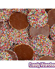 Guittard Milk Chocolate Wafers with Colored Nonpareils: 20LB Bag