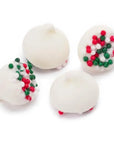Guittard Petite White Chocolate Chips with Christmas Nonpareils: 5LB Bag