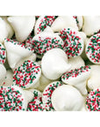 Guittard White Mint Chocolate Christmas Nonpareils Candy Drops: 5LB Bag
