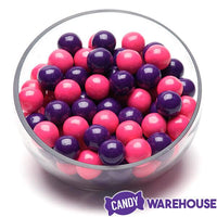 Gumballs Color Combo - Purple and Pink: 4LB Box - Candy Warehouse