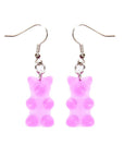 Gummy Bear Earrings - Purple