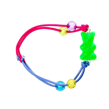 Gummy Bear Elastic Bracelet - Green - Candy Warehouse