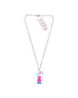Gummy Bear Necklace - Pink and Blue