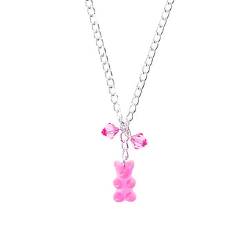 Gummy Bear Necklace - Pink - Candy Warehouse