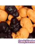 Gummy Skulls - Black and Orange: 5LB Bag