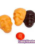 Gummy Skulls - Black and Orange: 5LB Bag