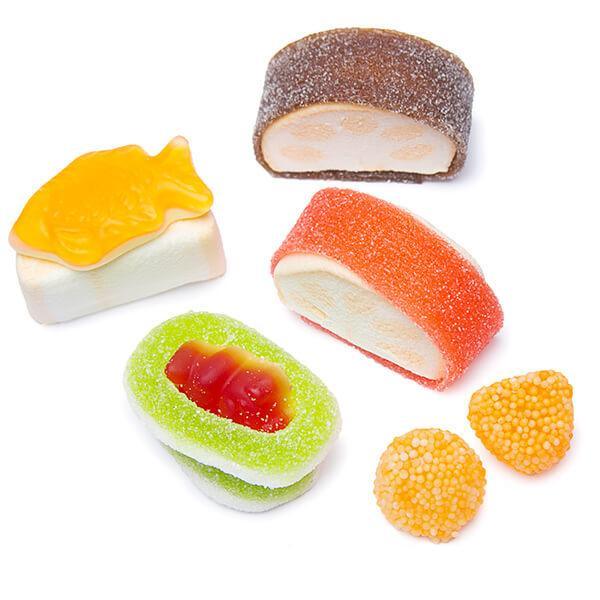 Gummy Sushi Candy : 21-Piece Bento Box Tray