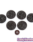 Gustaf's Black Licorice Coins: 1KG Bag