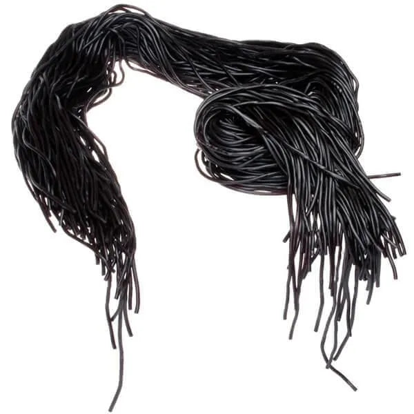 Gustaf's Black Licorice Laces Candy: 2LB Bag – Candy Warehouse