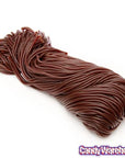 Gustaf's Chocolate Licorice Laces Candy: 2LB Bag