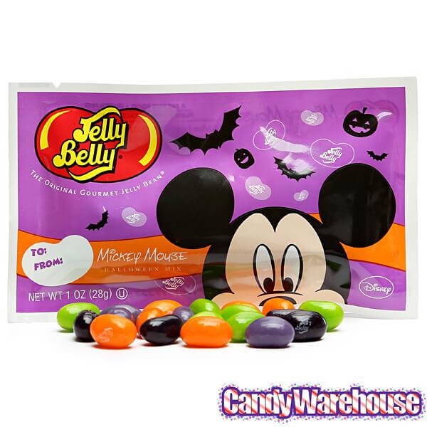 Halloween Jelly Belly Disney Mickey and Minnie Jelly Beans 1-Ounce Packs: 24-Piece Display - Candy Warehouse