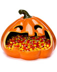 Halloween Large Mouth Pumpkin Candy Dish