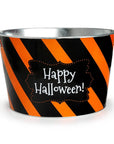 Happy Halloween Metal Bucket