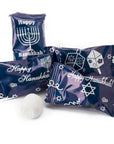 Happy Hanukkah Wrapped Buttermint Creams: 1000-Piece Case