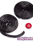 Haribo Black Licorice Wheels: 5LB Bag