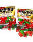Haribo Christmas Gold-Bears Gummy Bears Candy Fun Packs: 25-Piece Bag
