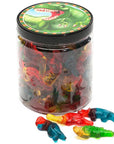 Haribo Gummy Dinosaurs Candy: 100-Piece Jar