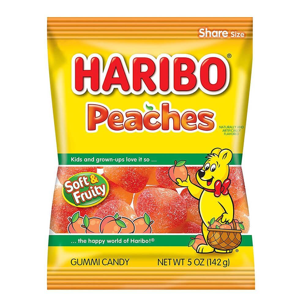 Haribo Gummy Peaches 3.75LB Box