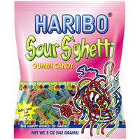 Haribo Gummy Sour Spaghetti Candy: 3.75LB Box - Candy Warehouse