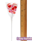 Heart Shaped Smiley Swirl Pops: 12-Piece Box