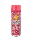 Hearts and Jimmies Mix Sprinkles: 4-Ounce Bottle