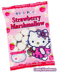 Hello Kitty Strawberry Marshmallow Candy Peg Bags: 12-Piece Case