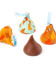 Hershey Kisses Autumn Foiled Milk Chocolate Halloween Candy Bags: 12-Pack Box