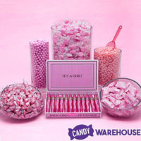 Hershey Kisses It's a Girl Pink Foiled Milk Chocolate Candy: 7-Ounce Bag - Candy Warehouse