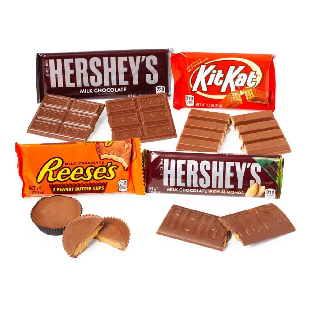 Hershey’s Candy Bars: 30-Piece Variety Pack – Candy Warehouse