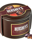 Hershey's Caramels - Milk and Dark Chocolate Caramel Candy: 2.5LB Gift Tin