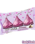 Hershey's Hugs Pink Foiled Raspberry Chocolate Candy: 60-Piece Bag