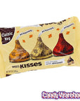 Hershey's Kisses Autumn Foiled Milk Chocolate with Almonds Candy: 60-Piece Bag