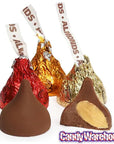 Hershey's Kisses Autumn Foiled Milk Chocolate with Almonds Candy: 60-Piece Bag
