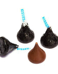 Hershey's Kisses Black Foiled Milk Chocolate Candy: 400-Piece Bag