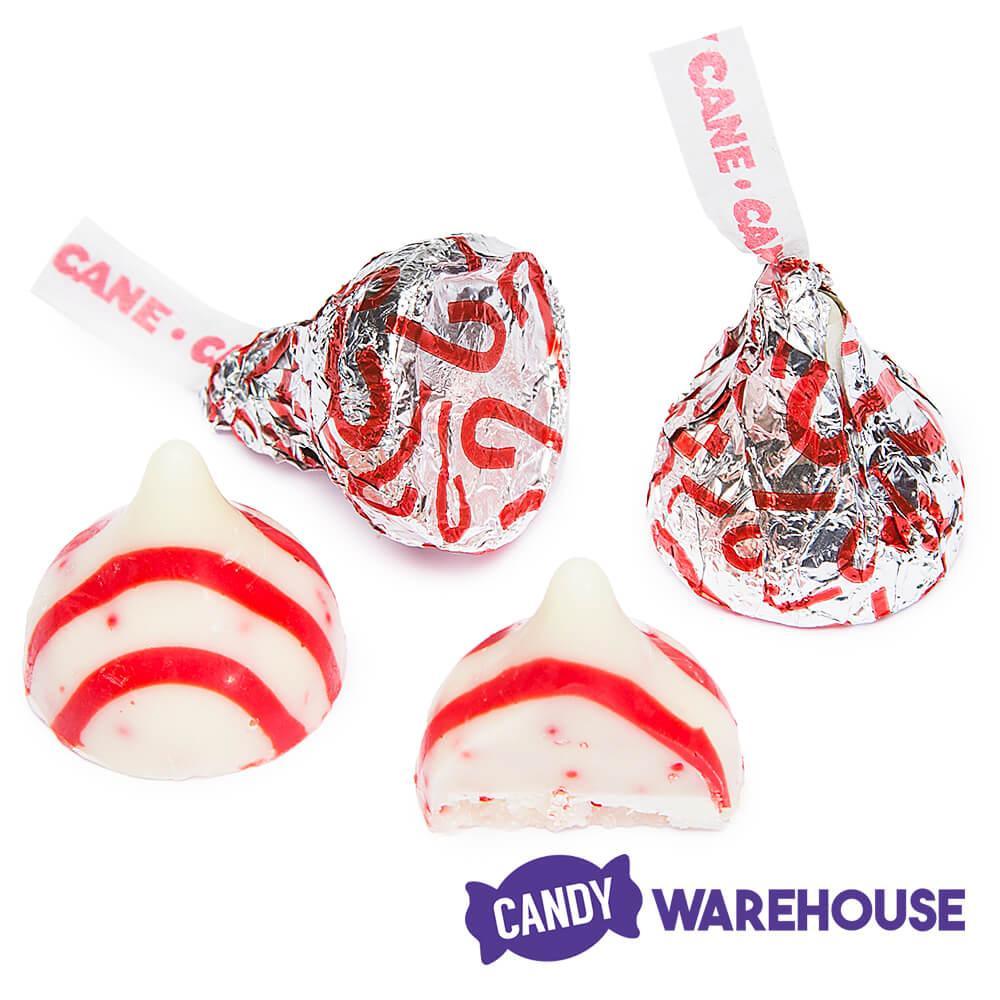 Hershey's Kisses Candy Cane Chocolates: 180-Piece Bag - Candy Warehouse